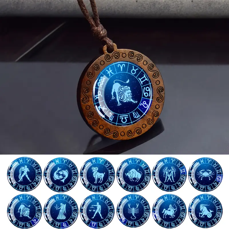 Collar Zodiaco Madera