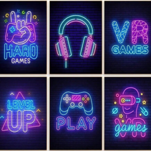 Pósters Neón Gamer