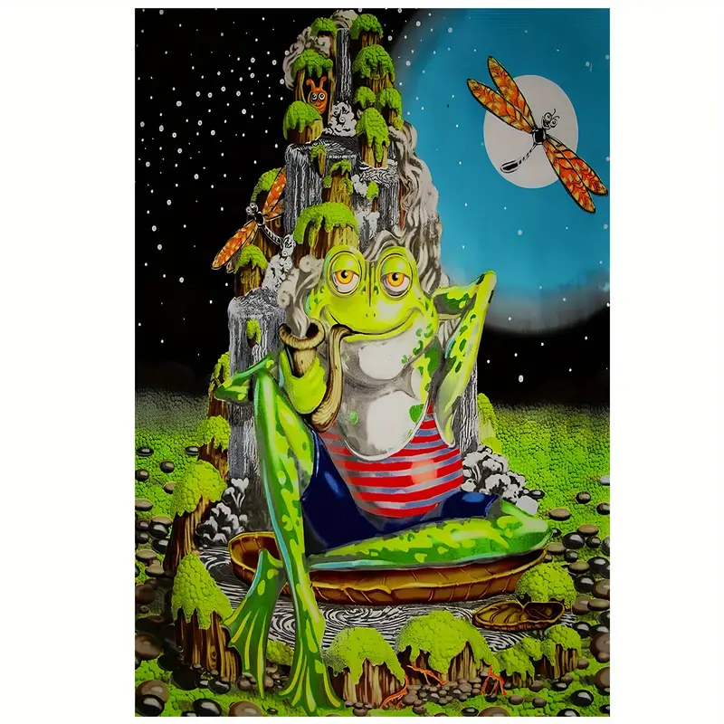 Póster Rana Luz Negra