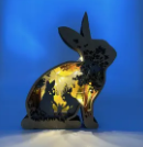 Lámpara conejo familia