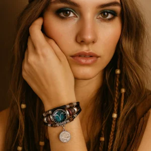 Pulsera zodiacal cósmica