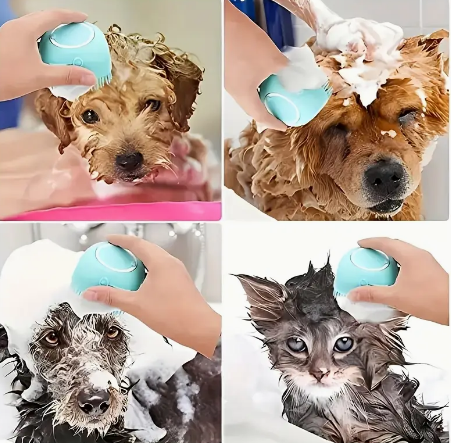 Cepillo Suave para Mascotas con Dispensador - Image 6