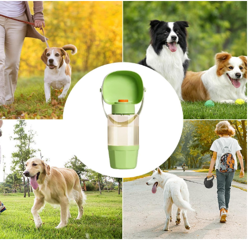 Botella 2 en 1 para Mascotas