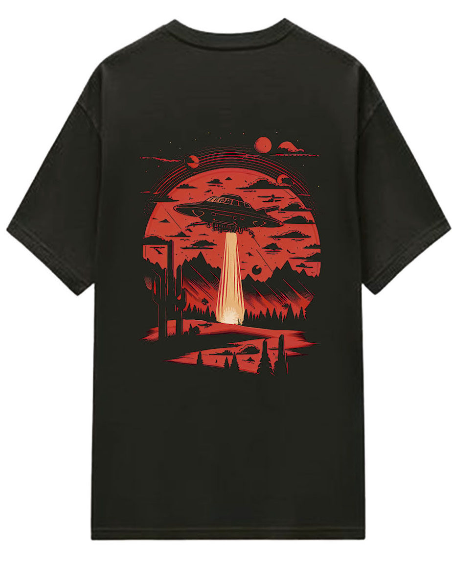 Camiseta Ovni y Desierto