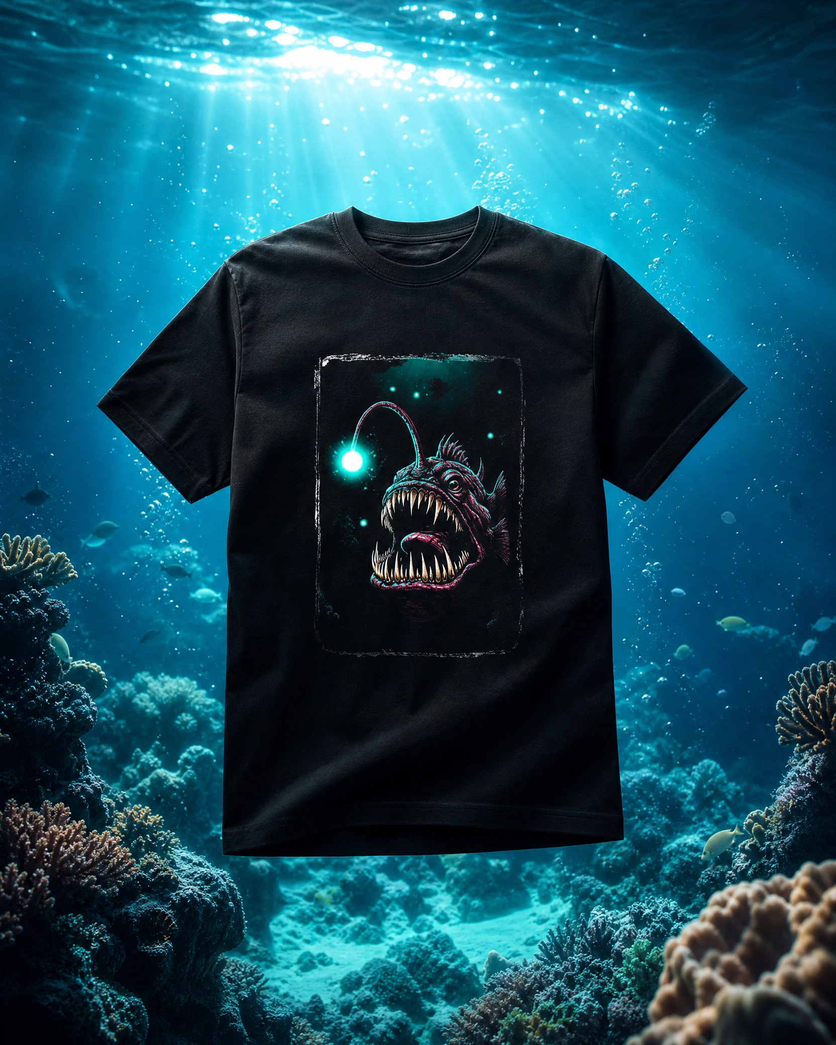 Camiseta Unisex Anglerfish Abisal