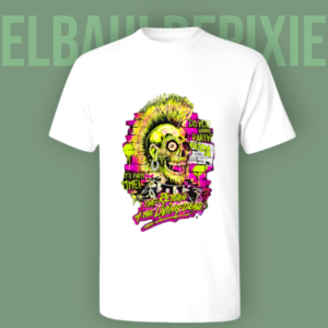 Camiseta punk horror unisex