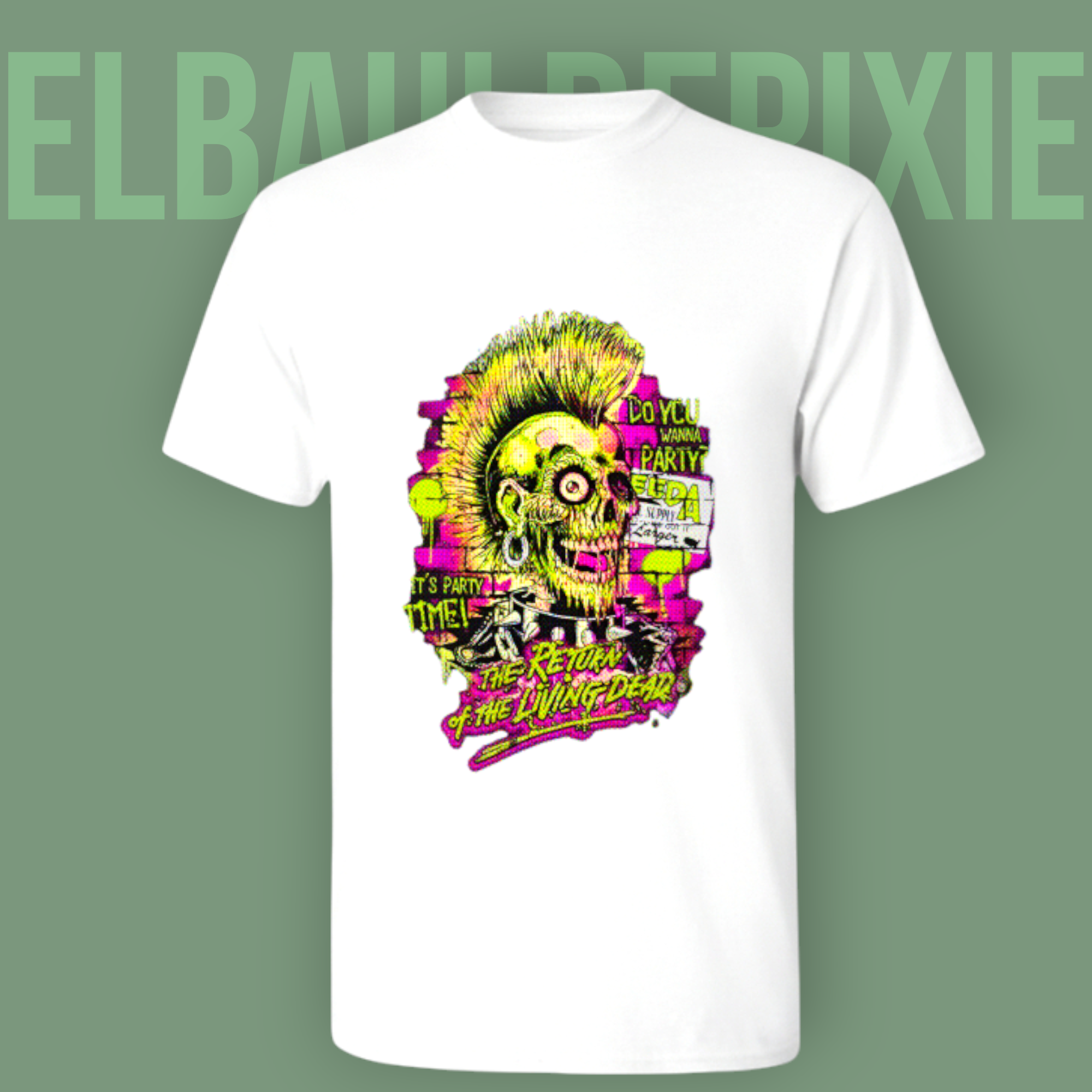 Camiseta punk horror unisex